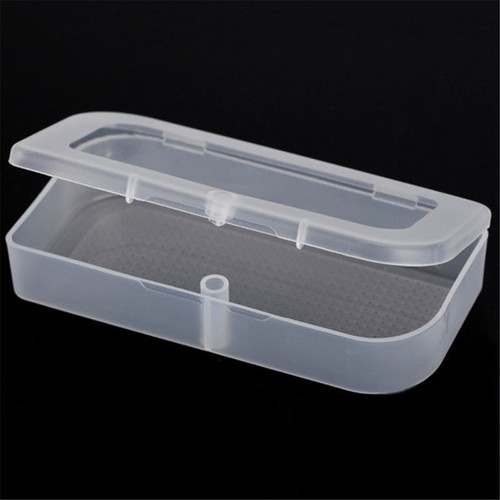 transparent box with lid